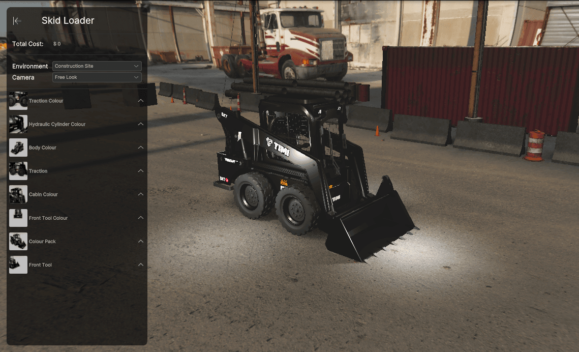 产品配置器模板 - 滑动装载机