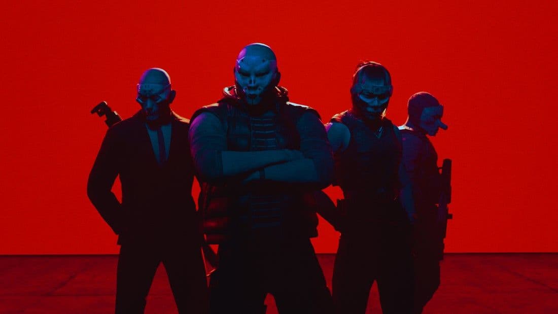 Promo art featuring four characters from 10 Chambers upcoming game Den of Wolves